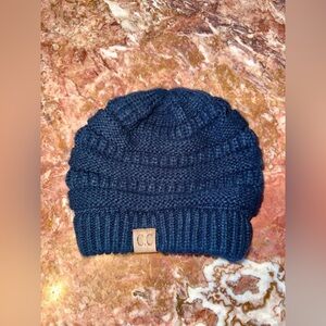 Navy Knit Beanie